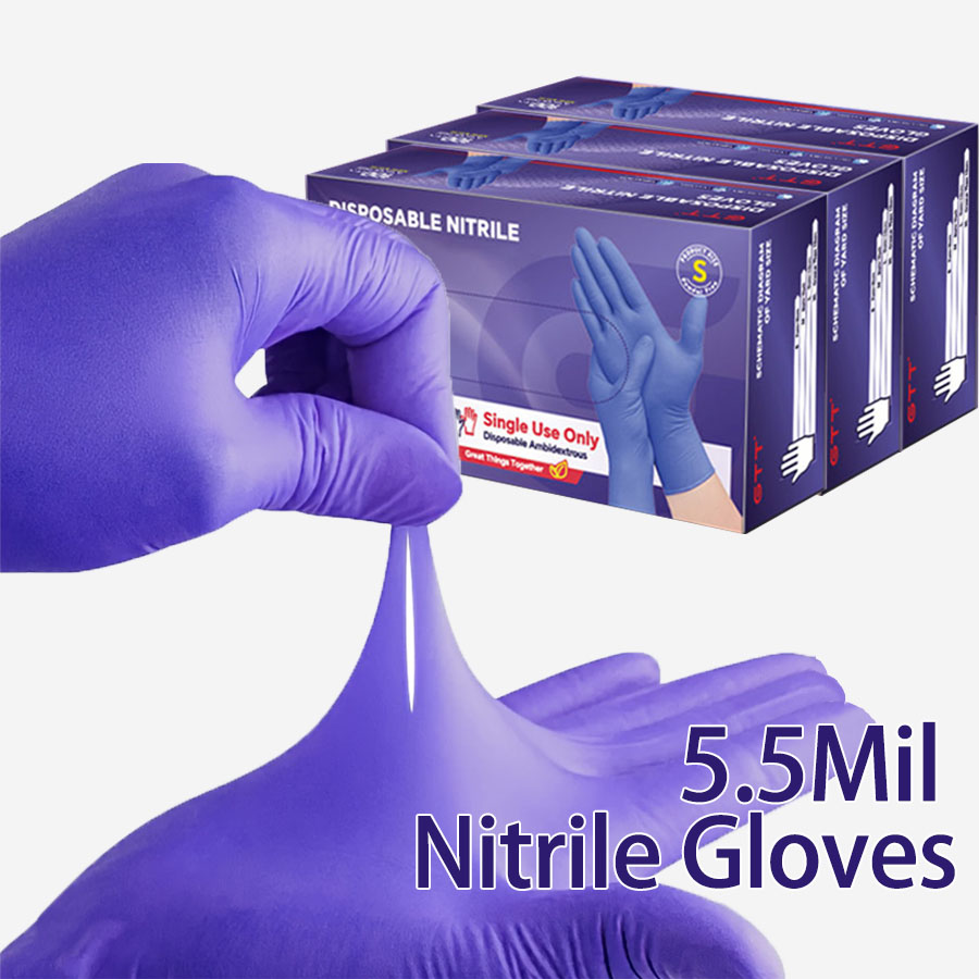Exam Glove Nitrile - 200 шт. одноразовых нитриловых перчаток, толщиной