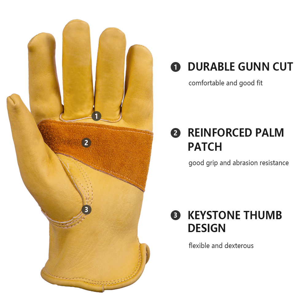 1 пара кожаных рабочих перчато – обзор и цена Leather Driving Glove